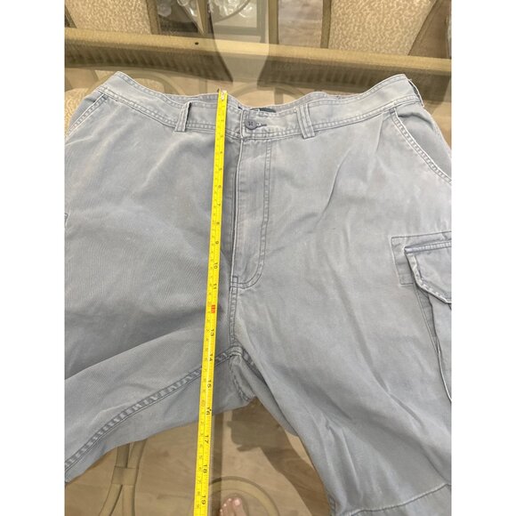 Polo Ralph Lauren Mens Light Blue Cotton Cargo Shorts Size 40 With Multiple Pock - Picture 3 of 6
